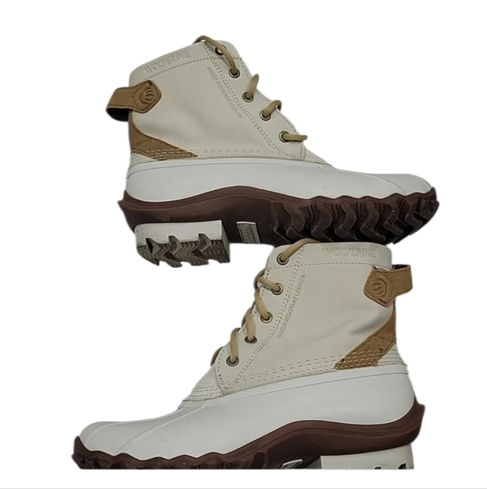 Wolverine Women's Water Resistant Leather Winter Boots Size 9M